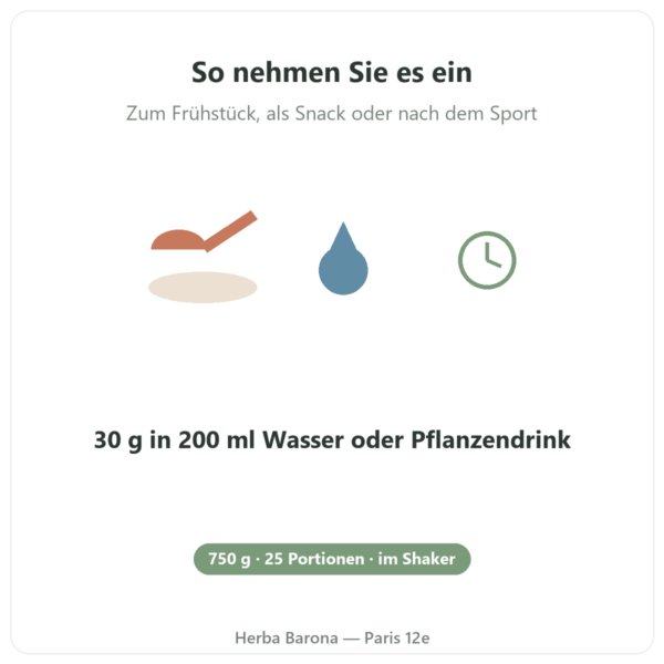 Whey Isolate Schokolade Nutripure 750 g Anwendung Paris Herba Barona