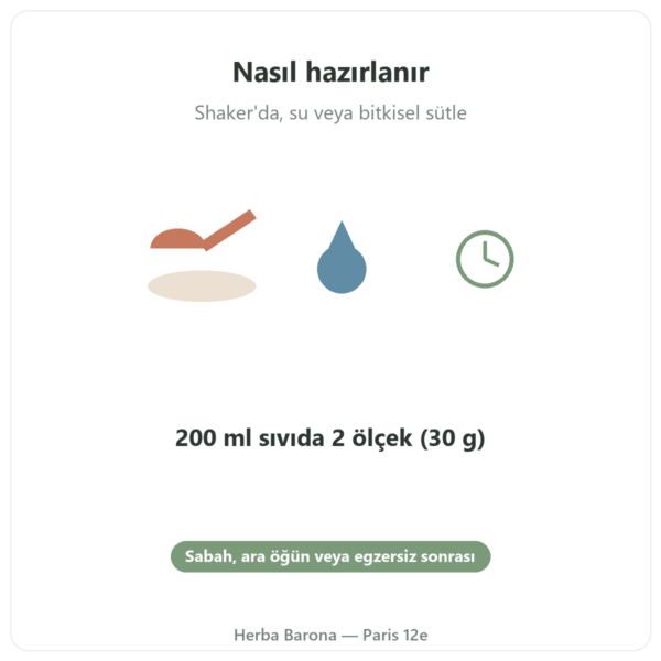 Whey Isolate Çilek Nutripure 750 g kullanım şekli Paris Herba Barona