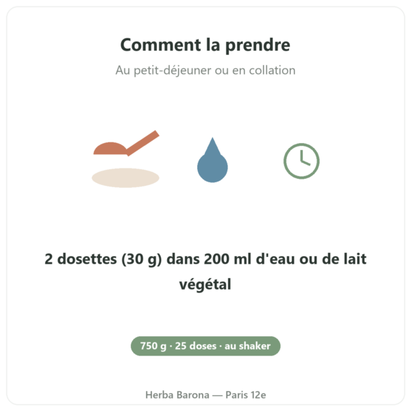 Whey Isolate Vanille Nutripure 750 g mode d'emploi Paris Herba Barona